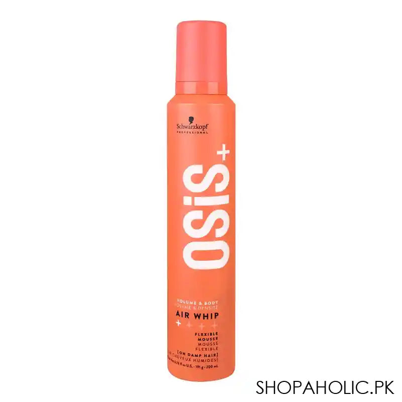 Schwarzkopf Professional Osis+ Air Whip Flexible Hair Mousse, 200ml - Main Image