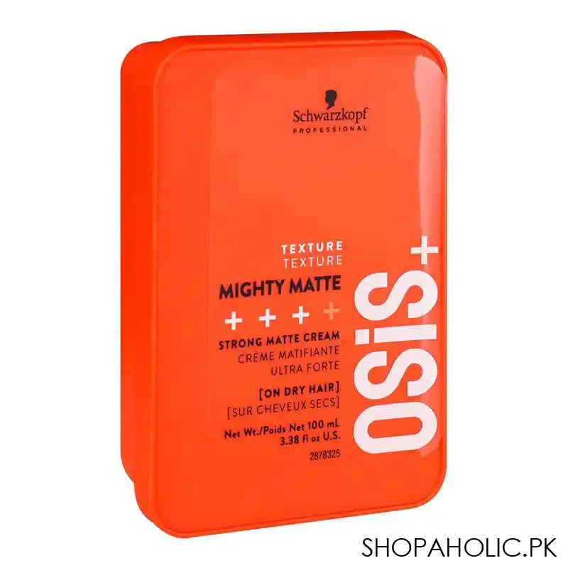 Schwarzkopf Professional OSiS+ Mighty Matte Texture Styling Cream, 100ml - Main Image