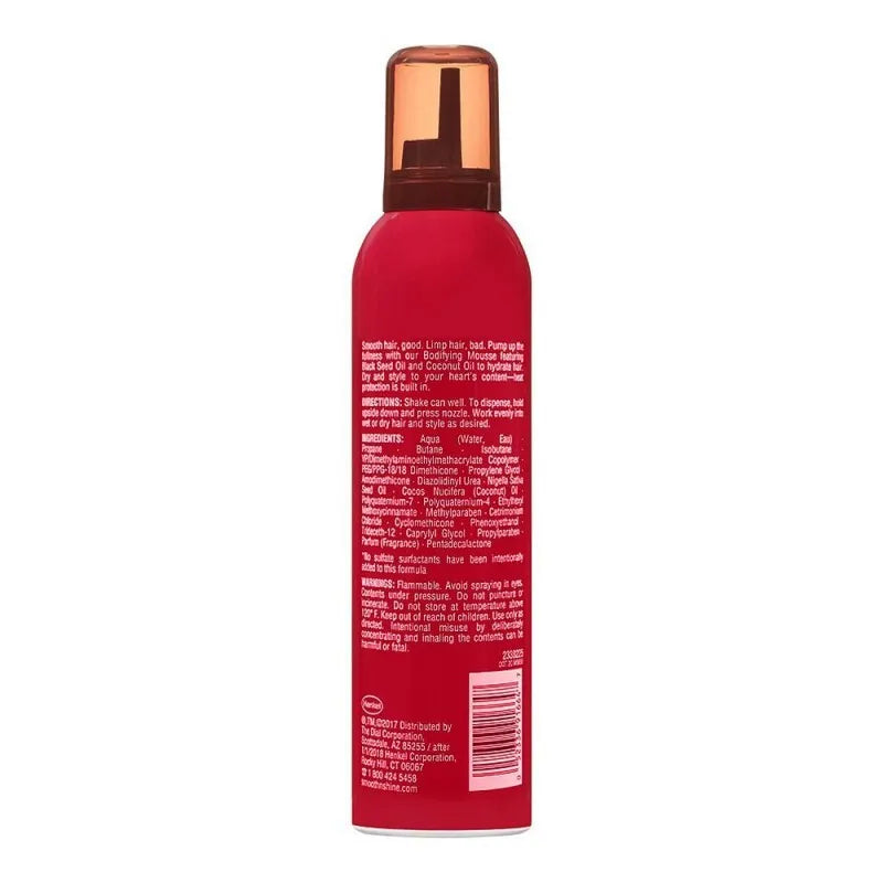 schwarzkopf smooth'n shine bodifying mousse, black seed oil & coconut oil, 255g image2