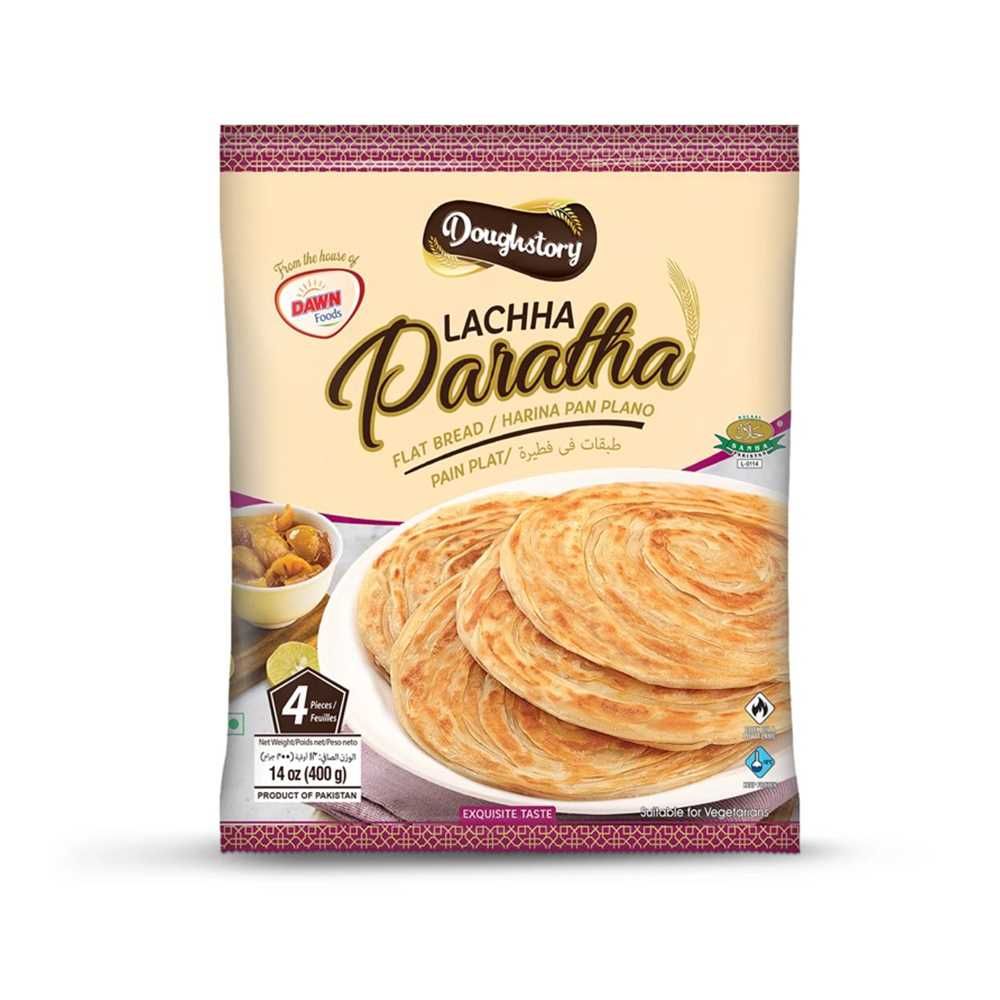 Dawn Doughstory Lachha Paratha 4-Pack, 400g - Main Image