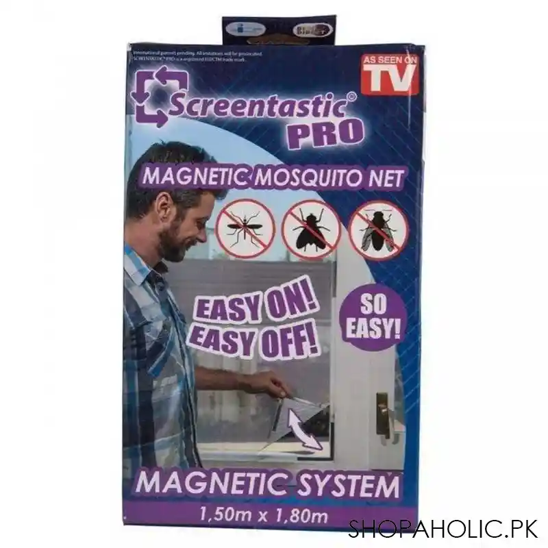 screentastic pro magnetic mosquito net for windows and door image2