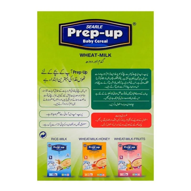 searle prep up baby cereal wheat & milk 175gm image2