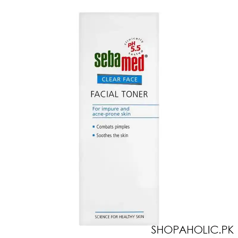 seba med clear face facial toner, for impure & acne prone skin, 150ml image2