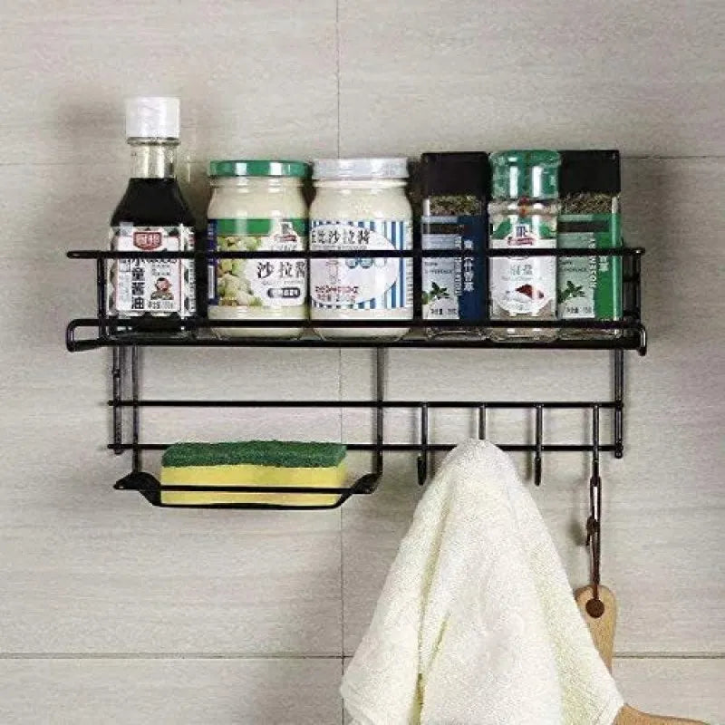 self adhesive caddy shelf with hook image5