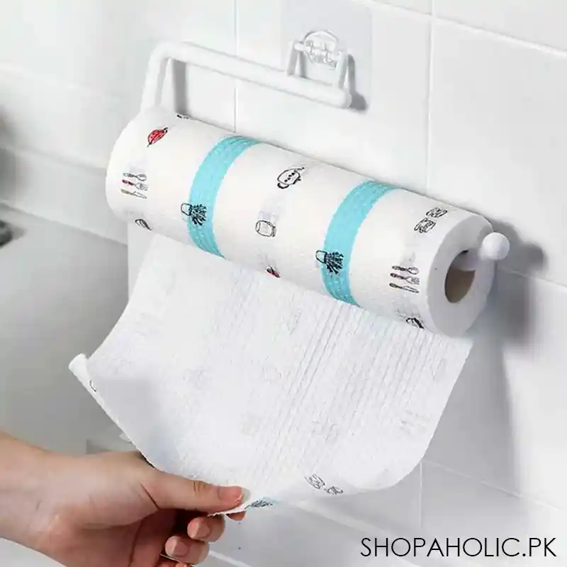 self adhesive wall tissue roll paper stick holder image5