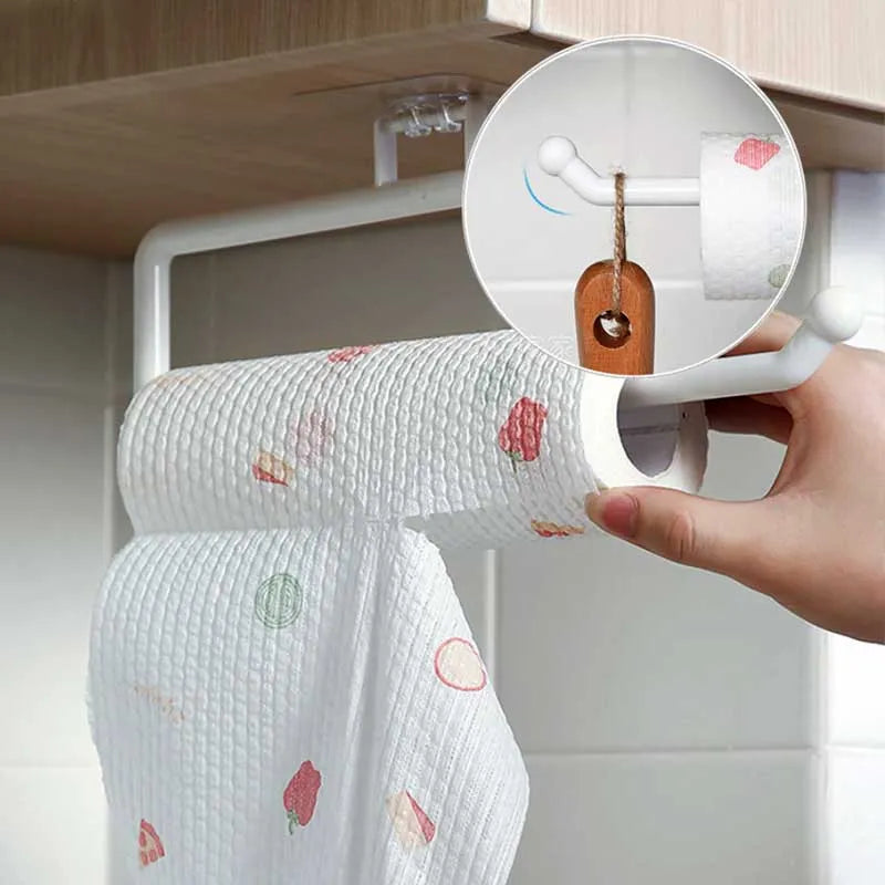 self adhesive wall tissue roll paper stick holder main image