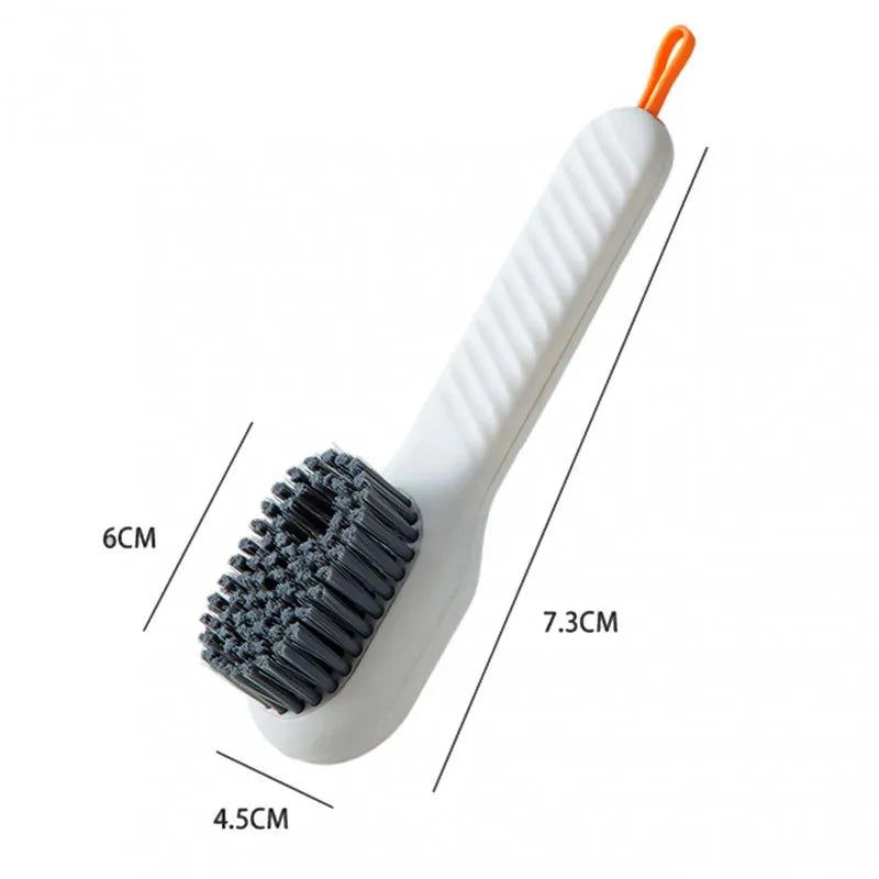 self dispensing liquid soap cleaning brush with long handle image5