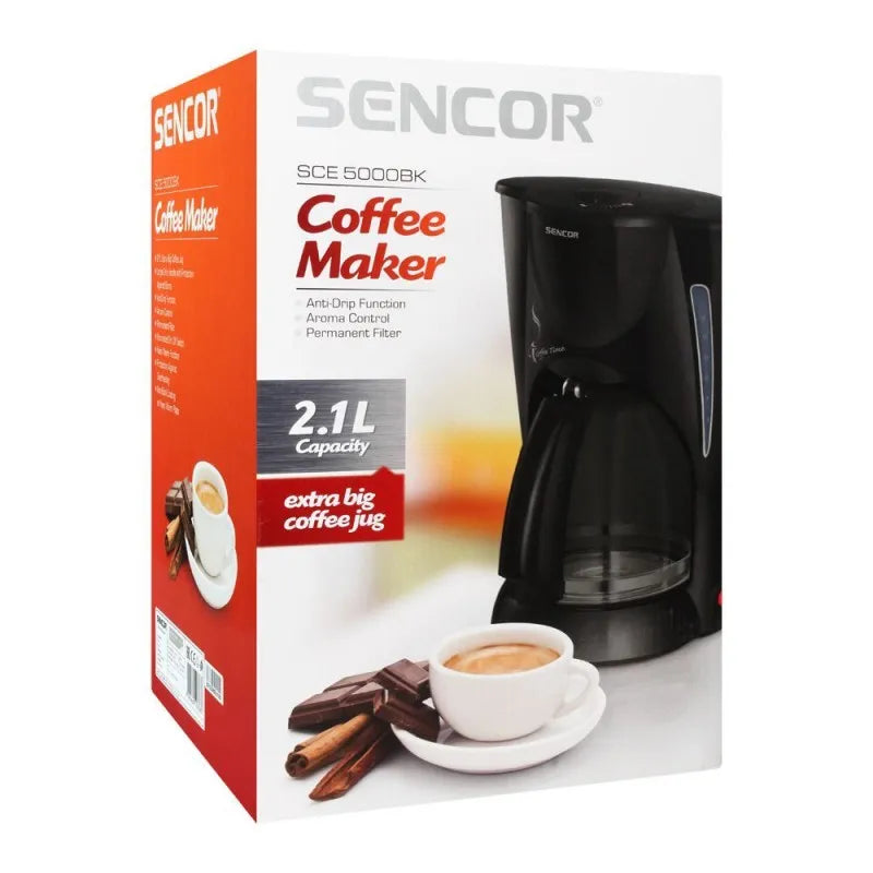 sencor coffee maker, 2.1l, sce 5000bk image2