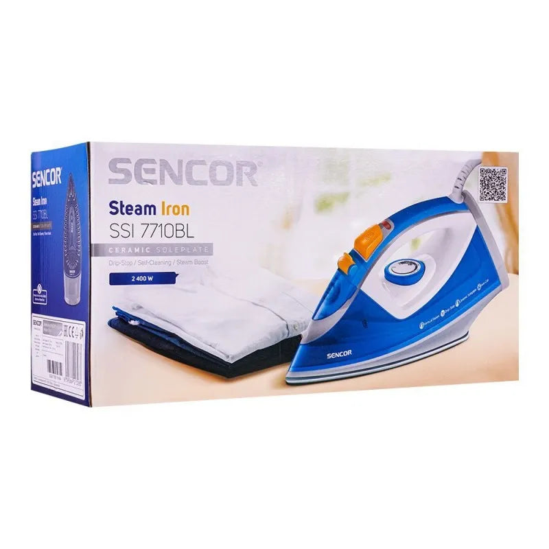 sencor steam iron, 2400w, ssi 7710bl image2