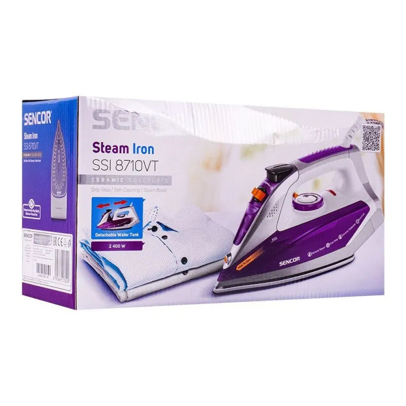 sencor steam iron, 2400w, ssi 8710vt image2