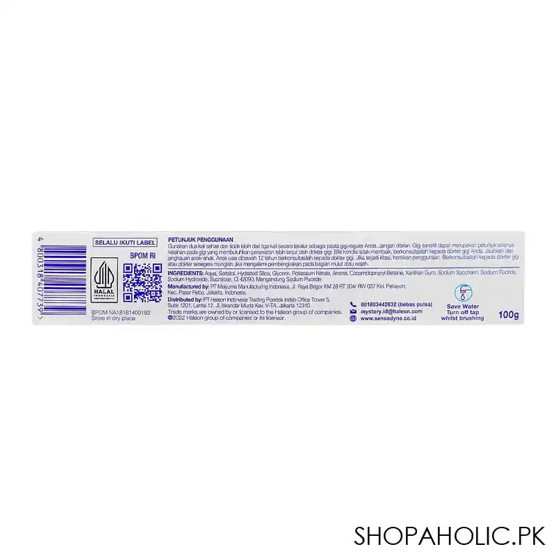 Sensodyne Cool Gel Toothpaste, Thai, 100g - Image 5