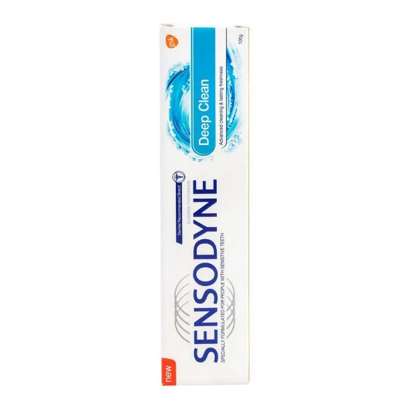 sensodyne deep clean toothpaste, 100g image3