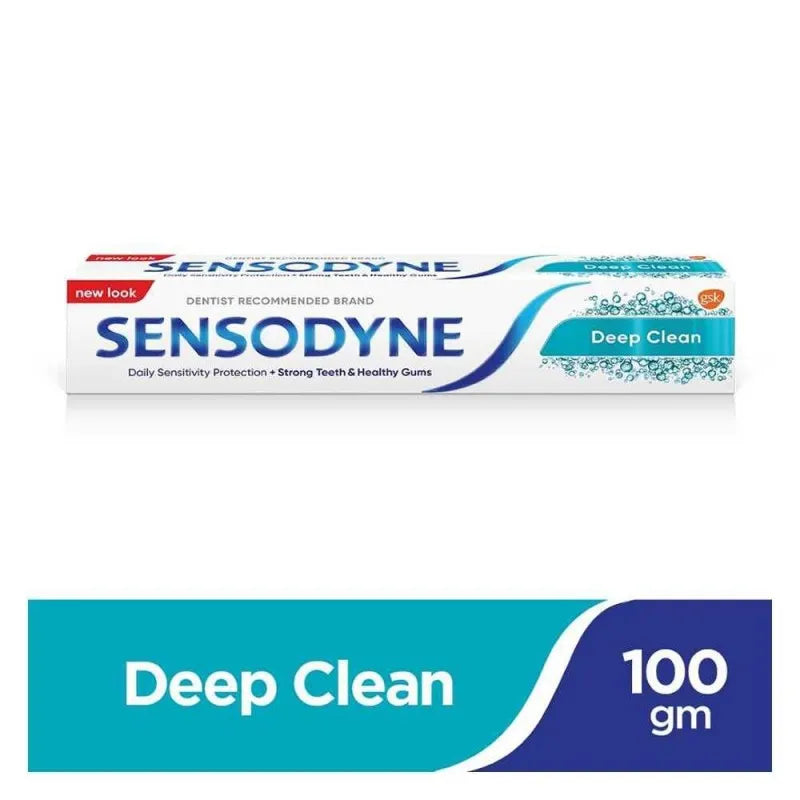 sensodyne deep clean toothpaste, 100g main image