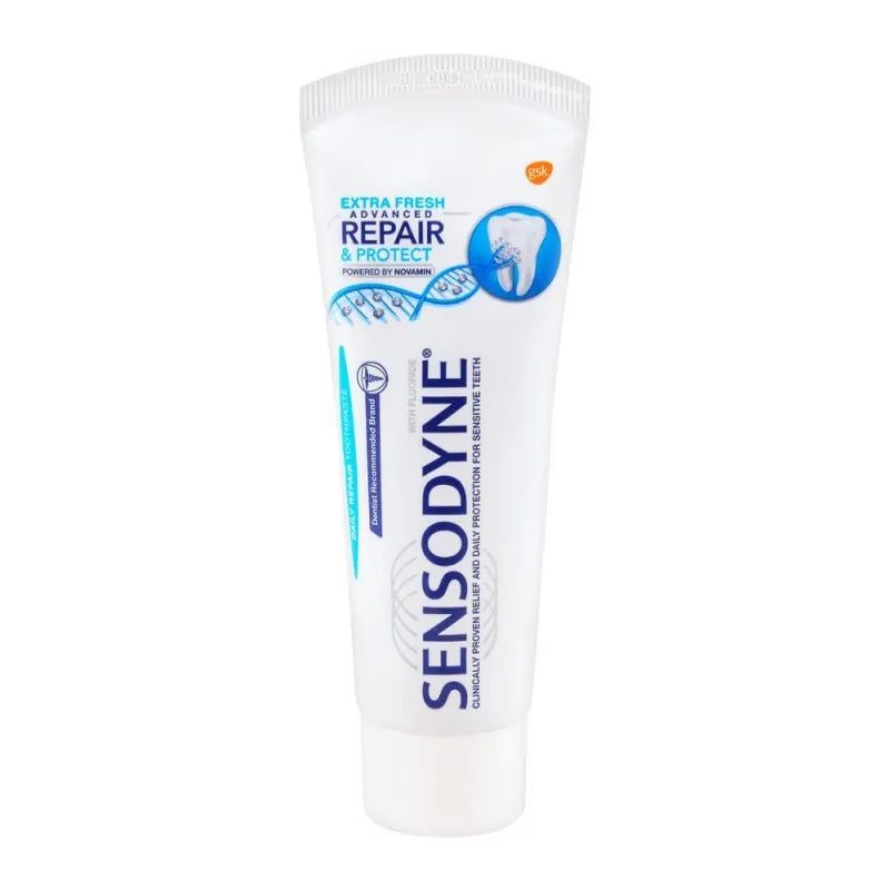 sensodyne extra fresh advanced repair & protect toothpaste, 75ml image2