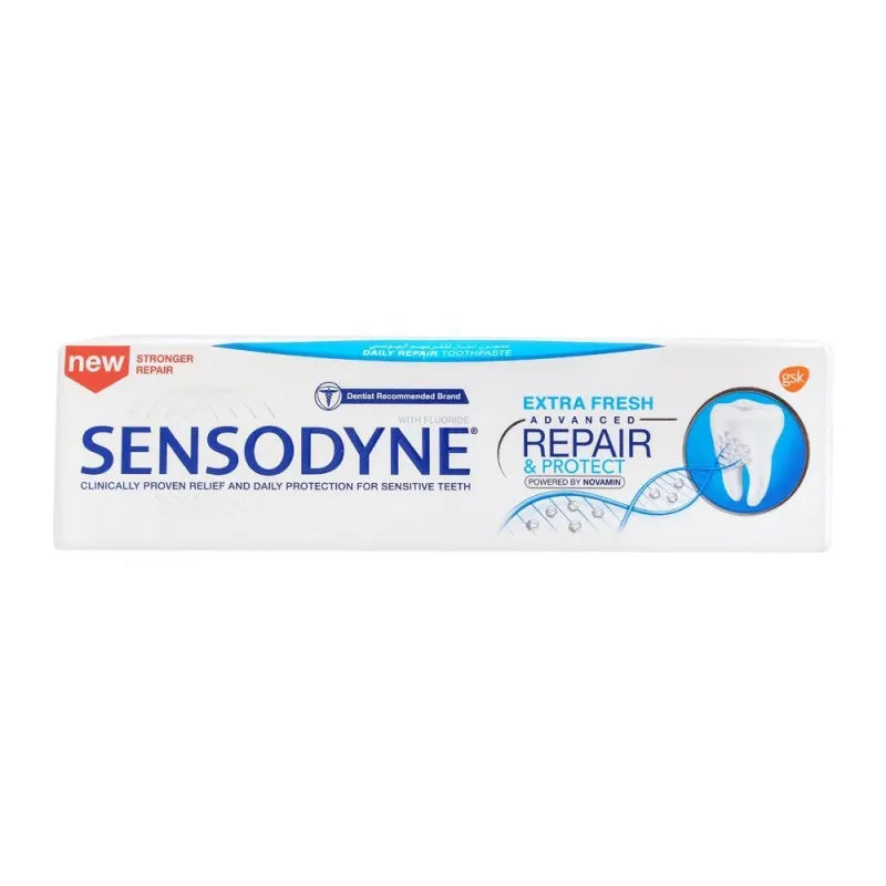 sensodyne extra fresh advanced repair & protect toothpaste, 75ml image3