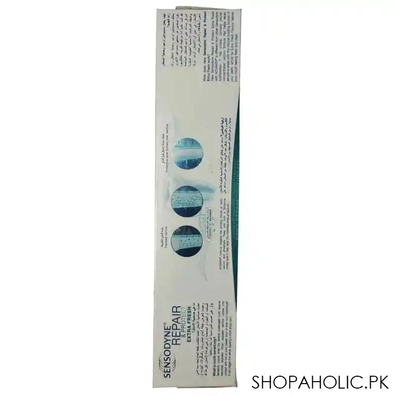 sensodyne extra fresh repair & protect toothpaste, 75ml image2