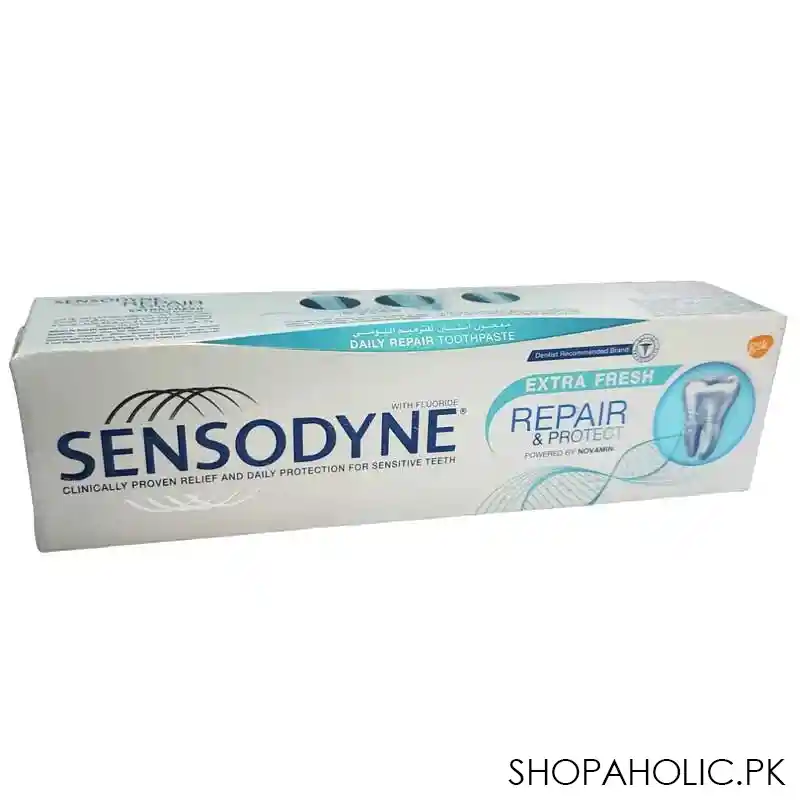 sensodyne extra fresh repair & protect toothpaste, 75ml main image