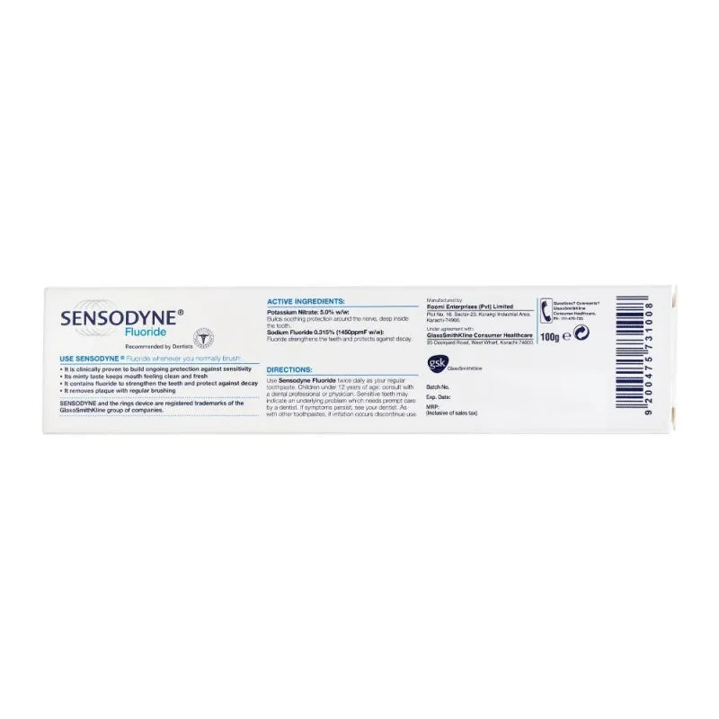 sensodyne fluoride toothpaste, 100g image5