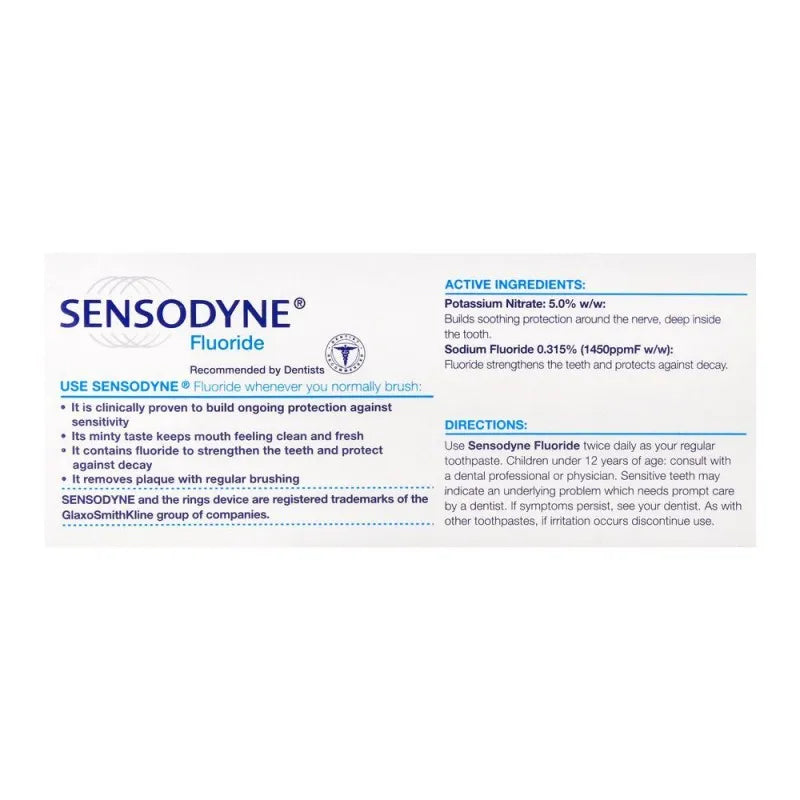 sensodyne fluoride toothpaste, 70g image5