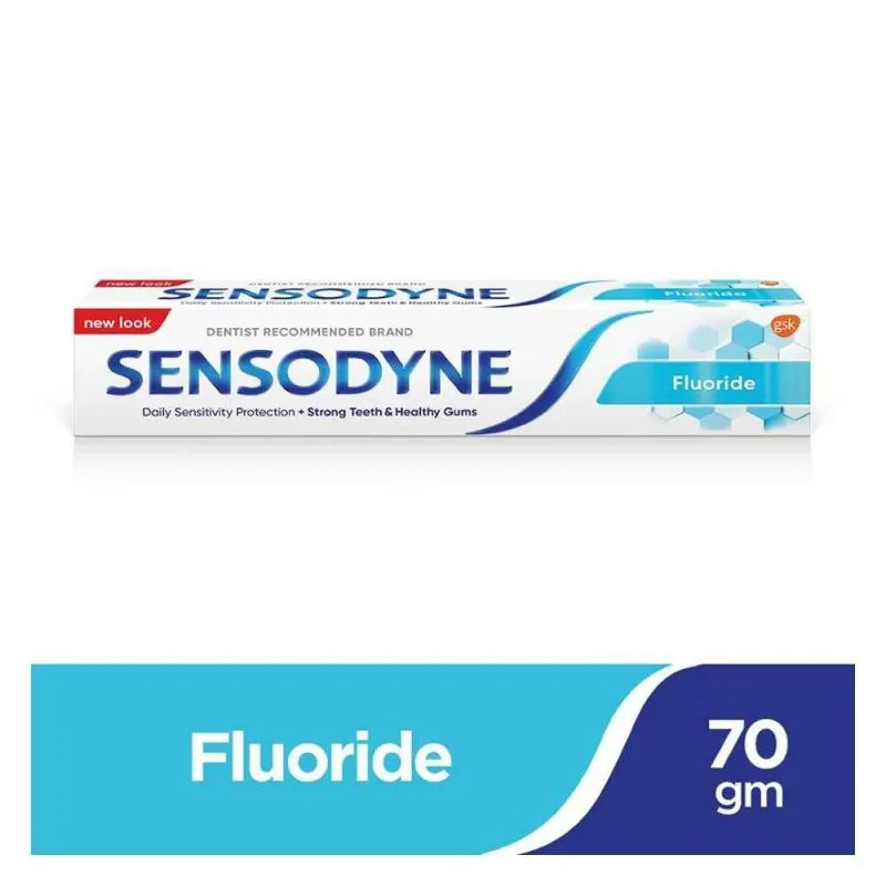 sensodyne fluoride toothpaste, 70g main image