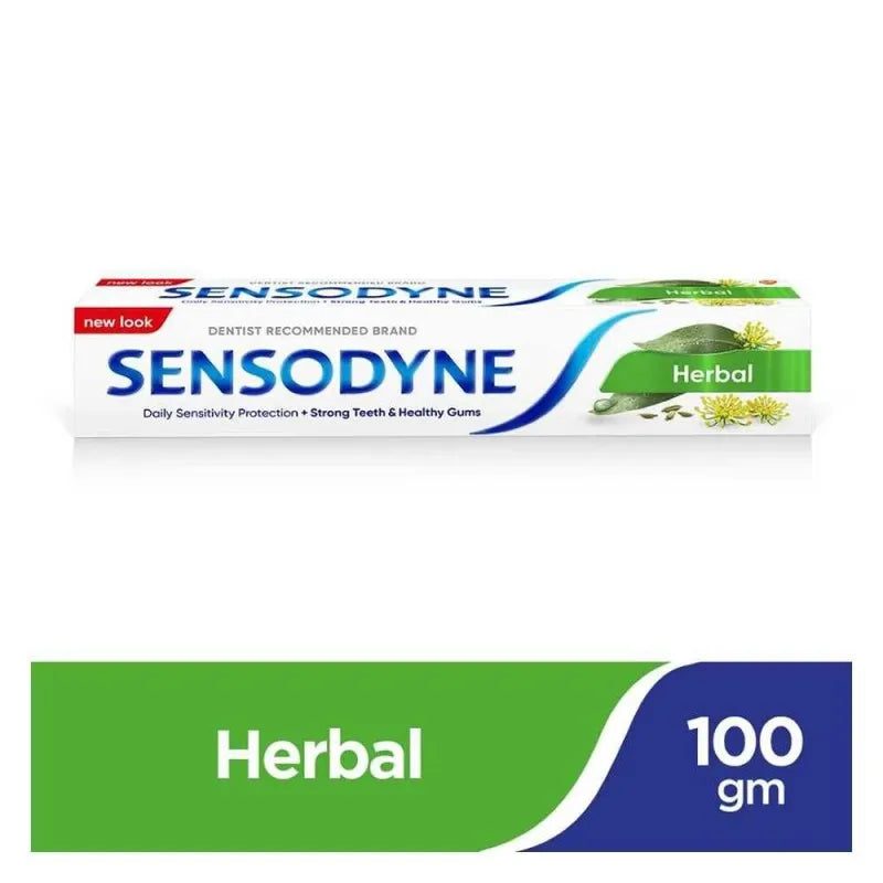 sensodyne herbal multi care daily care toothpaste, 100g main image