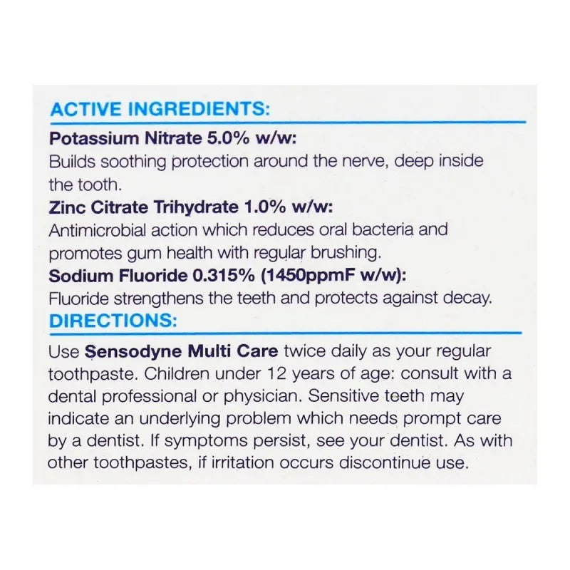 sensodyne multi care toothpaste, 100g image6