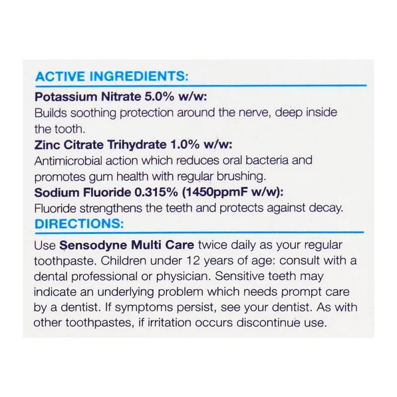 sensodyne multi care toothpaste, 70g image6