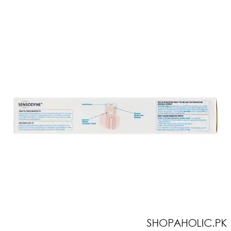 sensodyne original sodium chloride toothpaste, 100g image5