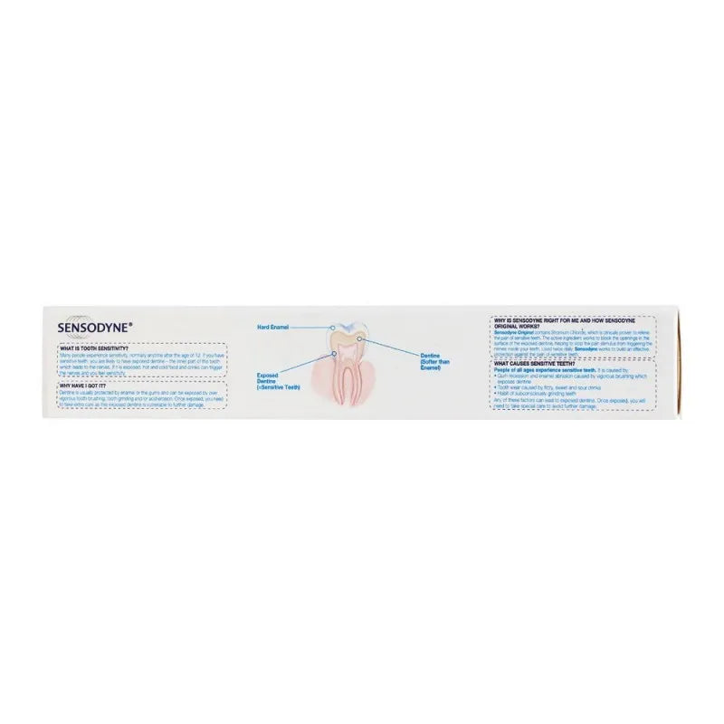 sensodyne original sodium chloride toothpaste, 100g image5