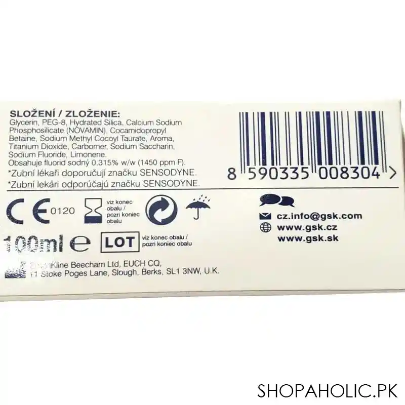 sensodyne repair & protect toothpaste, 100ml image3