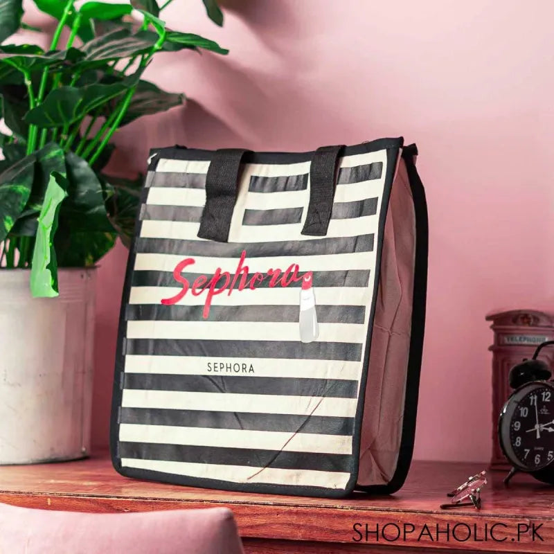 sephora heavy canvas shopping tote bag image2