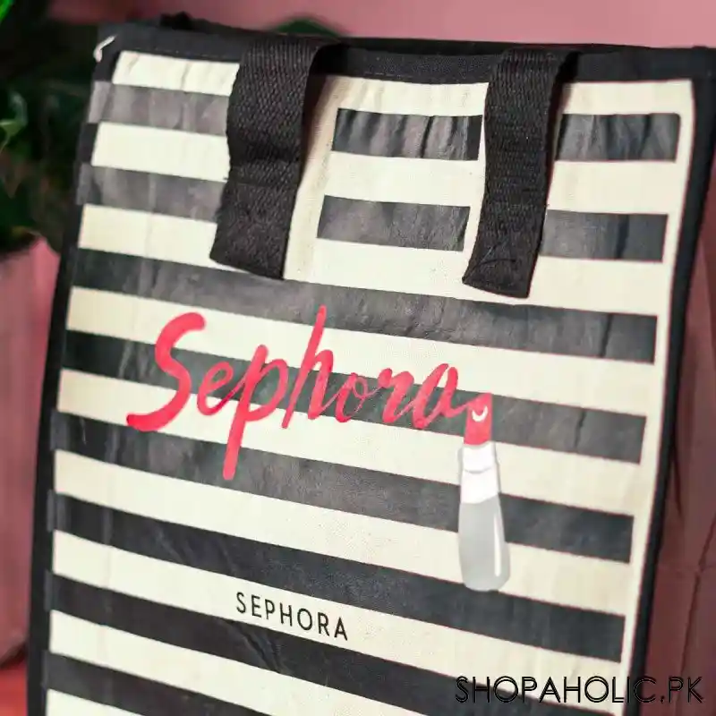 sephora heavy canvas shopping tote bag image4