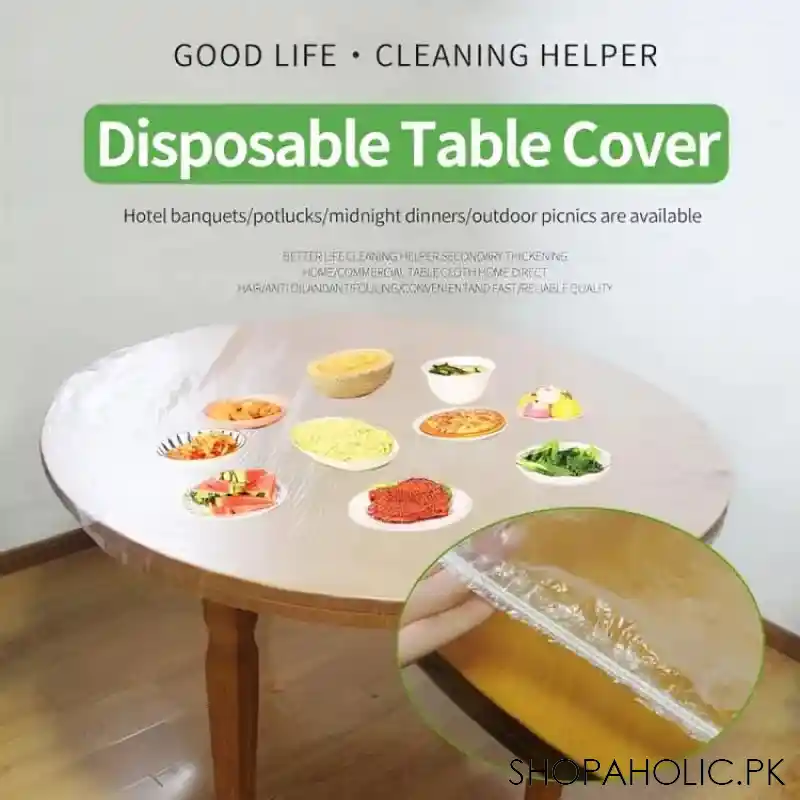 set of 10 disposable table cover main image