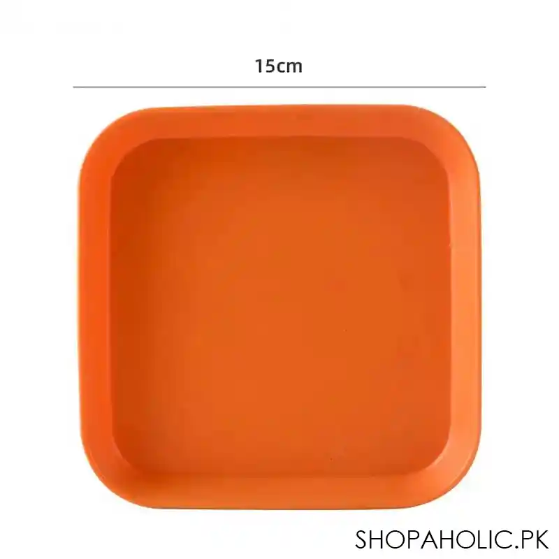 (set of 10) plastic spit bone dish plates with stand image8