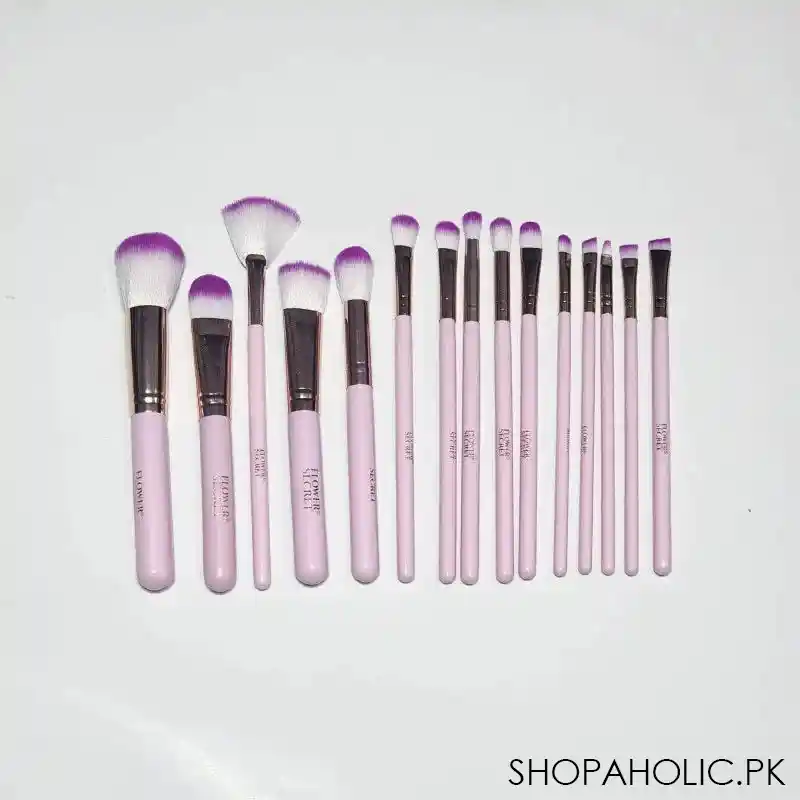 set of 15 mini travel portable makeup brushes image4