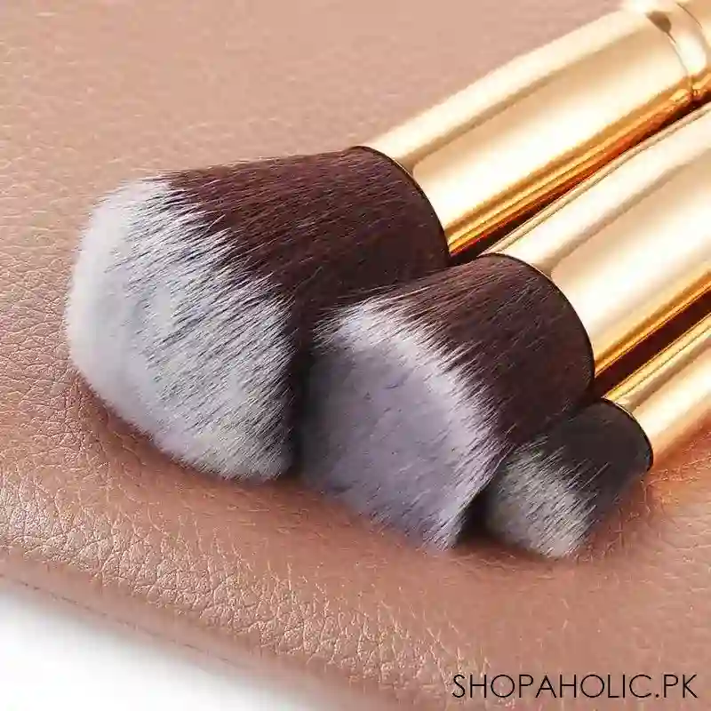 set of 15 pro makeup brush set image4