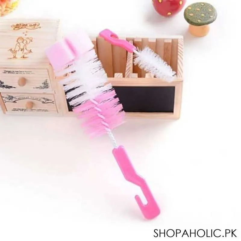 (set of 2) baby feeder bottle cleaning brush image3