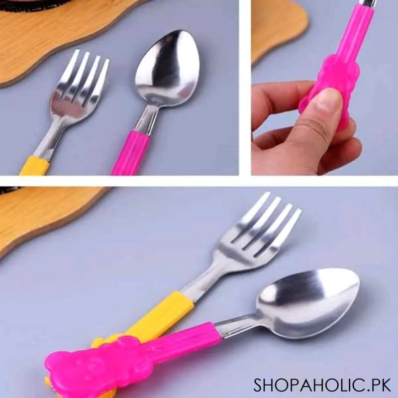 (set of 2) children spoon and fork image4