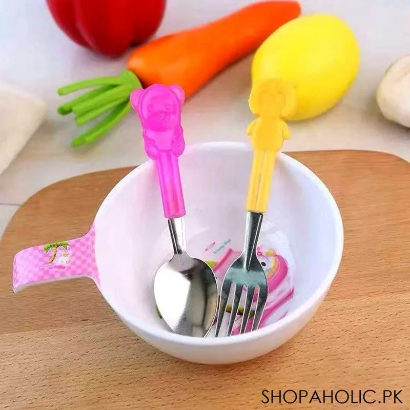 (set of 2) children spoon and fork image5