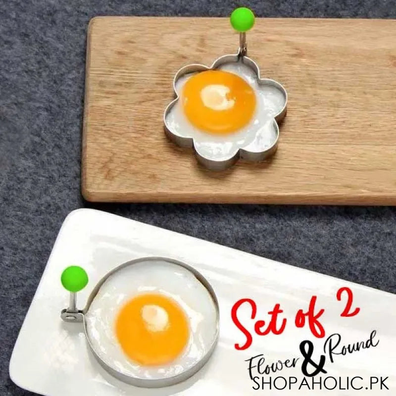 (set of 2) egg shaper mould for cooking main image