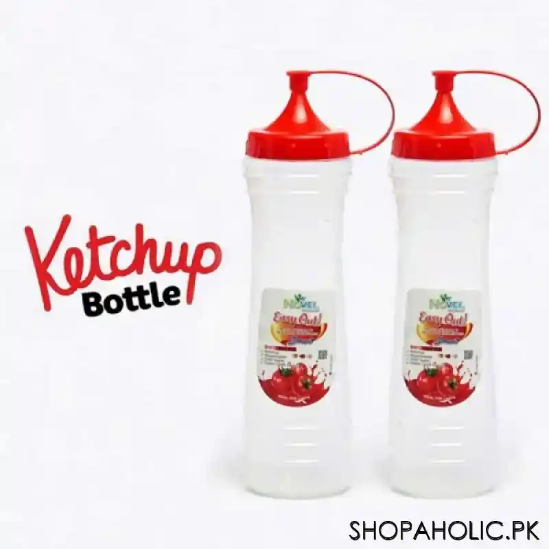 (set of 2) plastic ketchup bottle   large main image