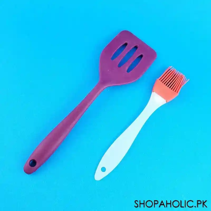 set of 2 silicone spatula and brush image3