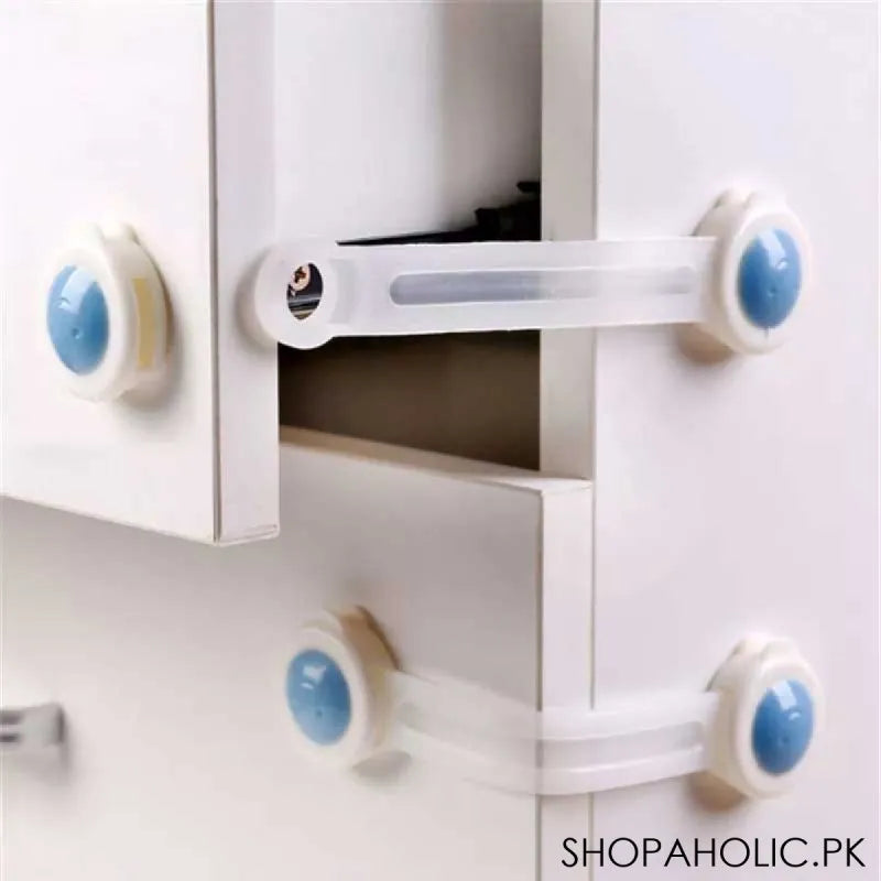 (set of 2) smiley face cabinet child lock image4