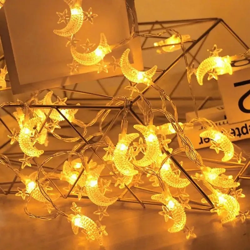 set of 20 moon star string light image4