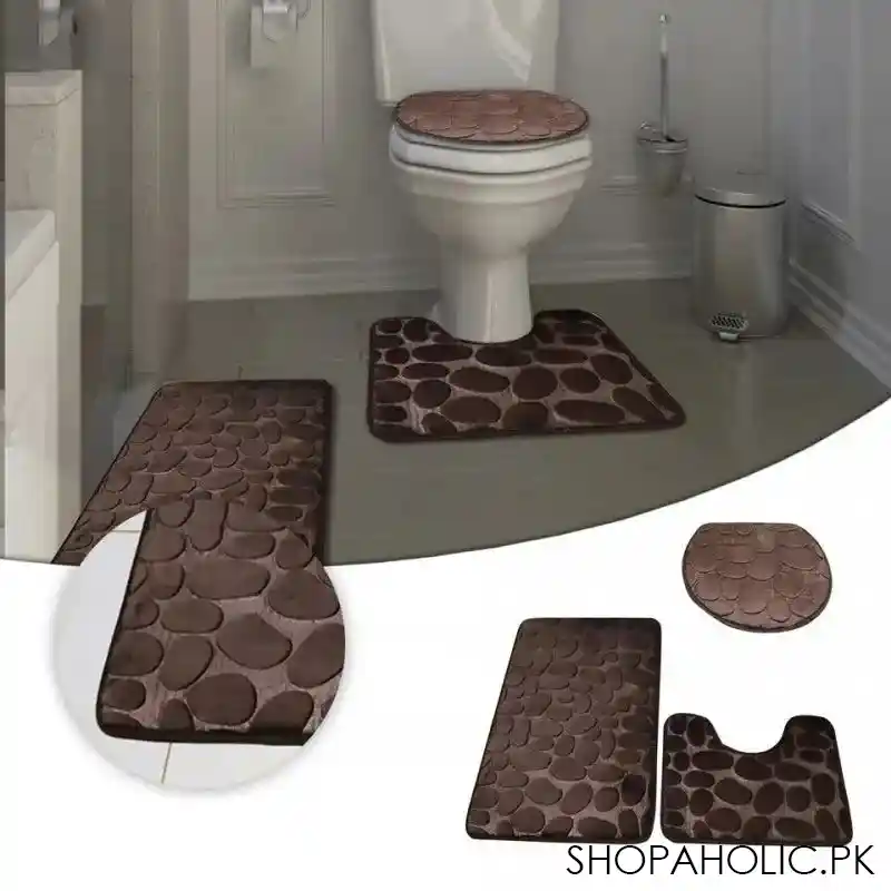 set of 3 bathroom mat image2