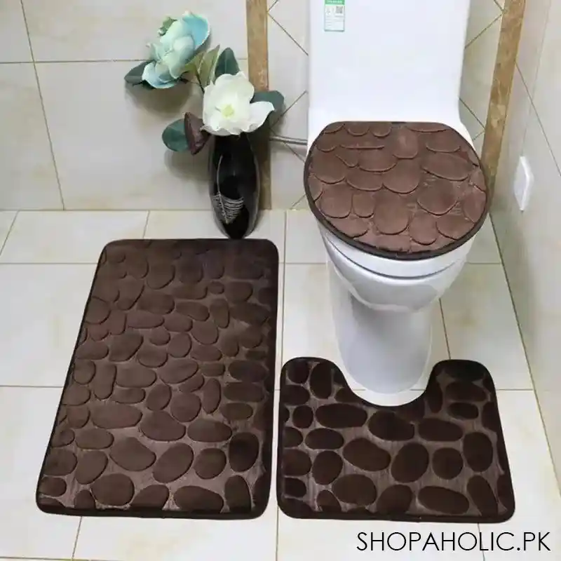 set of 3 bathroom mat main image