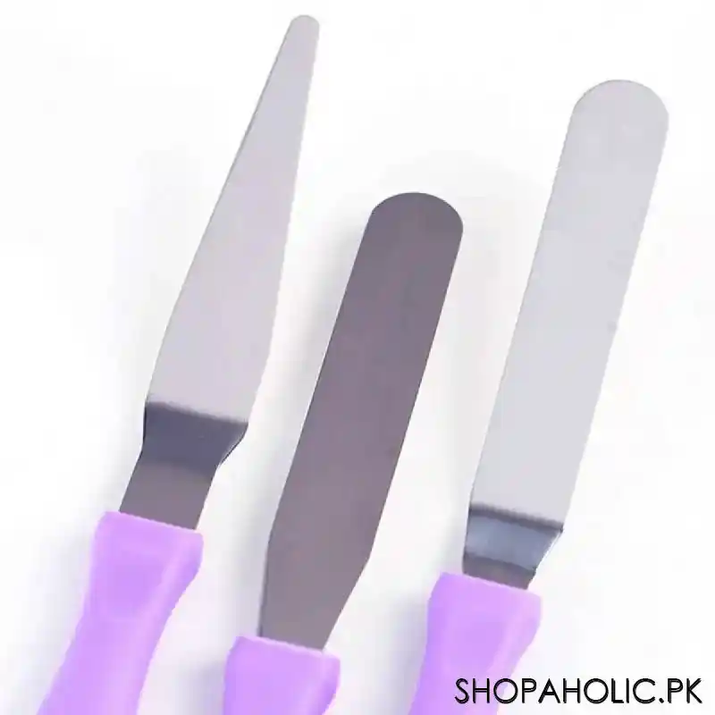 (set of 3) cake decorating spatula image3