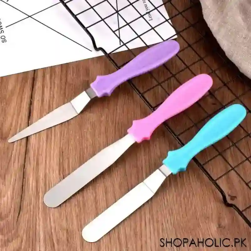 (set of 3) cake decorating spatula image6