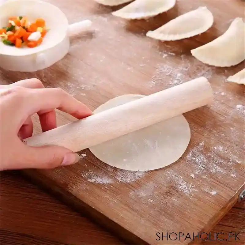 (set of 3) dumpling mould and wooden rolling pin image3