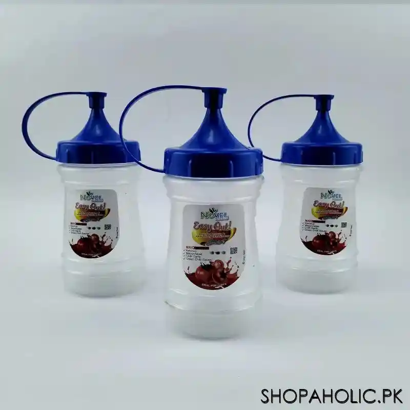 (set of 3) plastic ketchup bottle   small main image